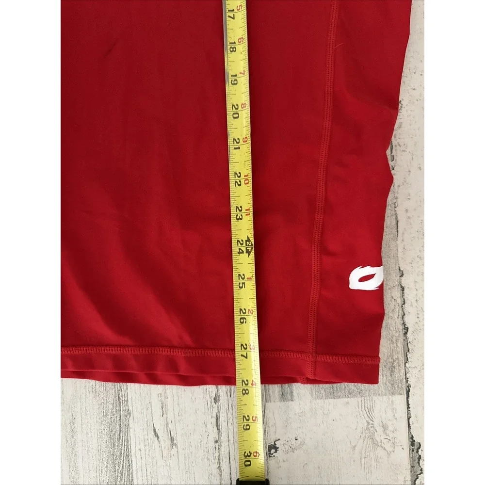 Long Sleeve UPF‎ 50+ Baselayer Skins Medium Asymmetric Red Fire
